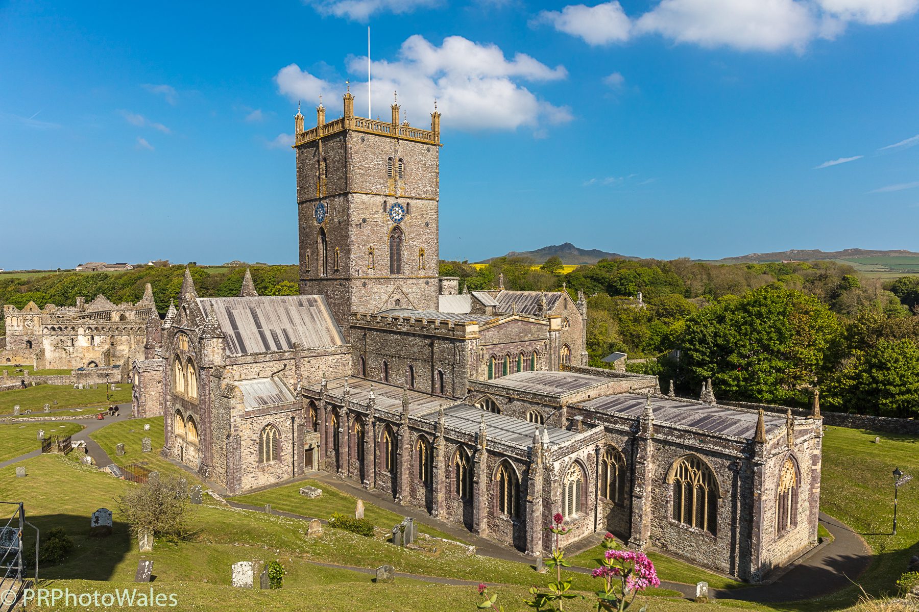 photograph of st davids cathedral in pembrokeshire, wales, taken by prphoto